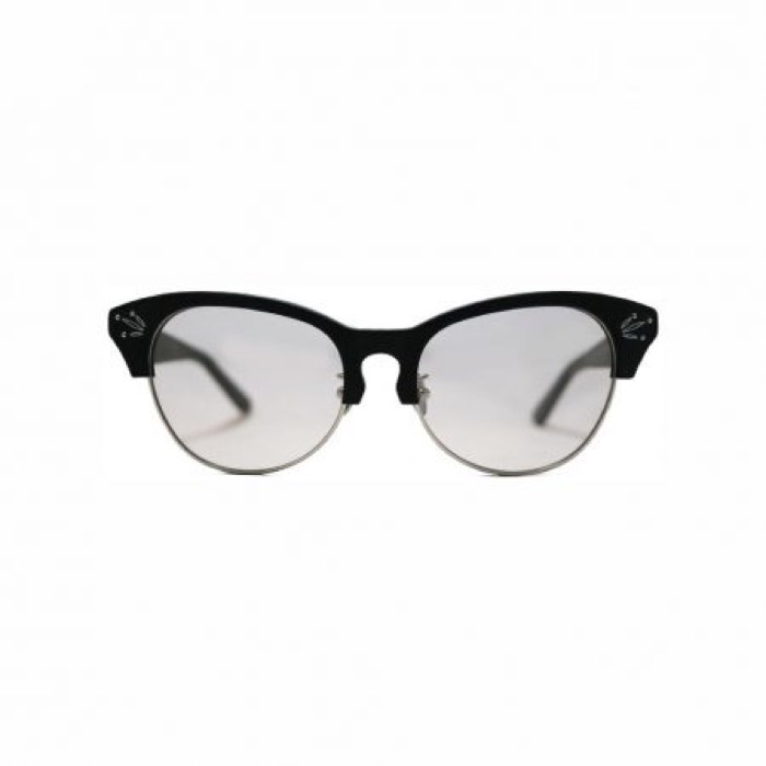 Mr.CASANOVA “ROBIN” / Black×Silver / Clear Lens | the-sessions