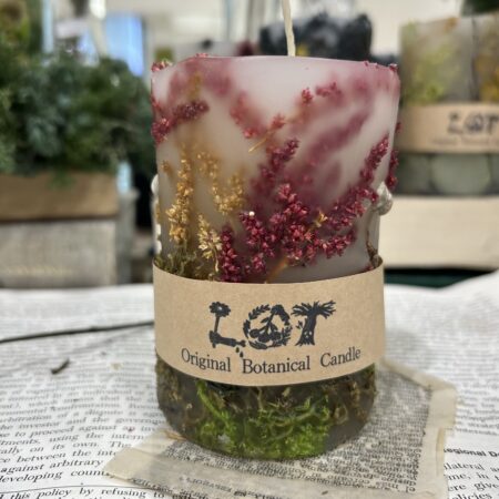 L.O.T / Original Botanical Candle #08 / Red × Green
